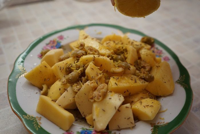 Жареный картофель по-мароккански