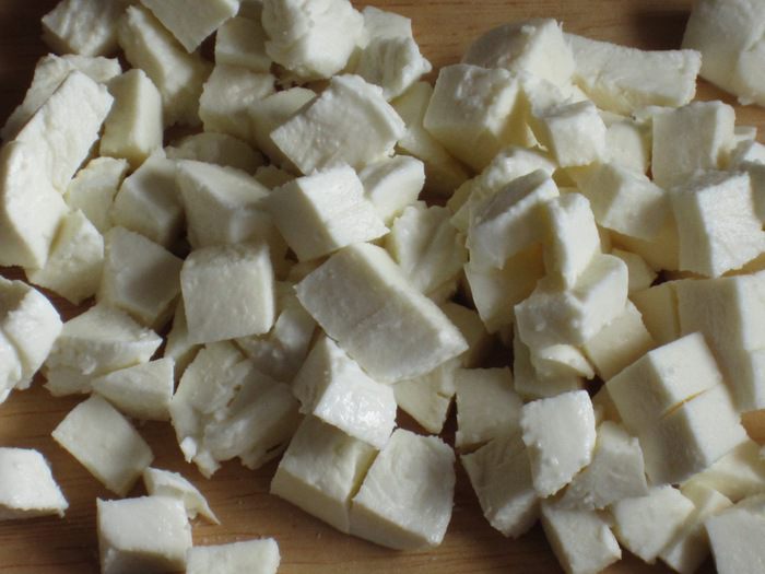 Рогалики с картофелем и моцареллой