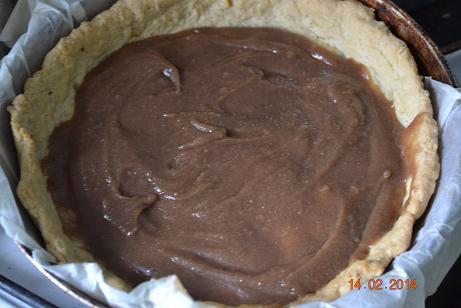 Шоколадно-карамельный тарт