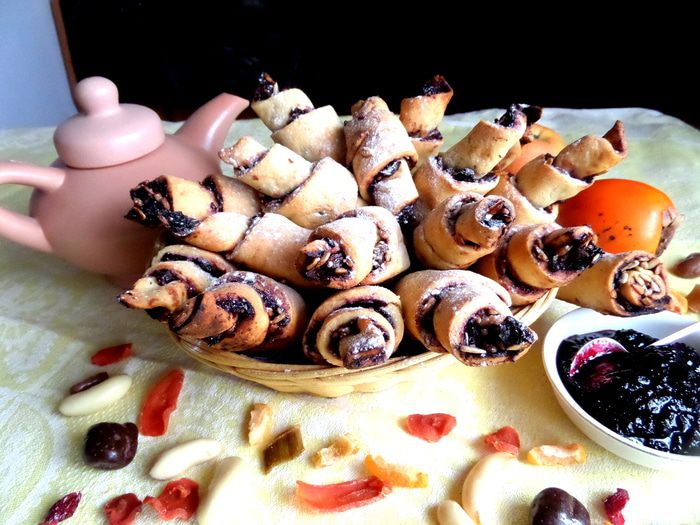 Печенье из творожного теста Ругелах