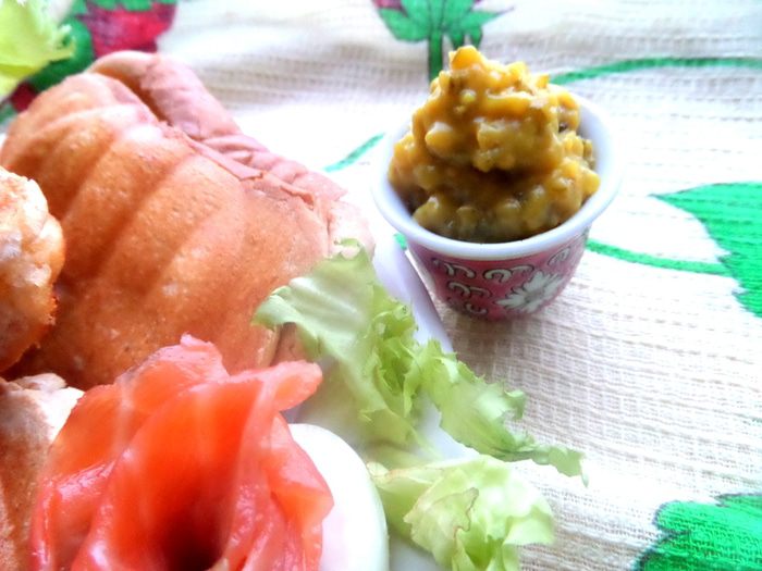 Бутерброды с крабовой начинкой