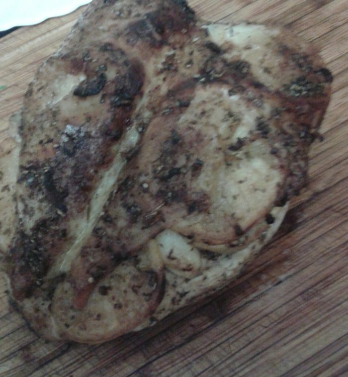 Куриная грудка с лимоном и картофелем