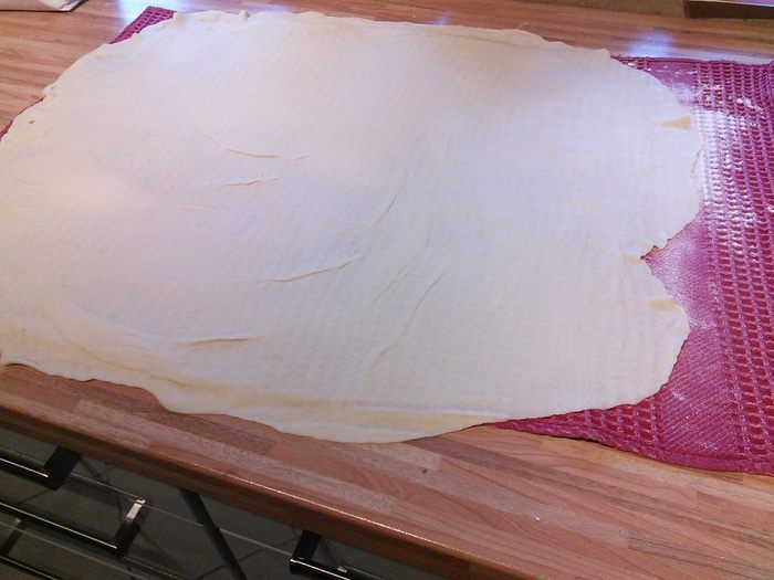 Сливово-имбирный штрудель