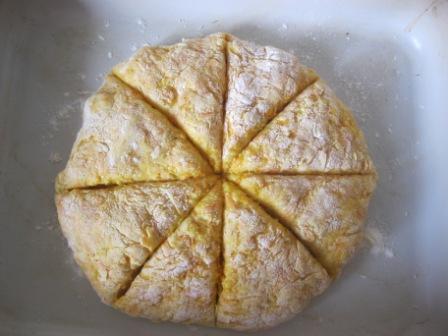 Морковные сконы с лимонной цедрой