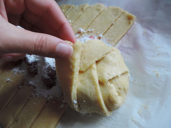 Клубничная плетенка