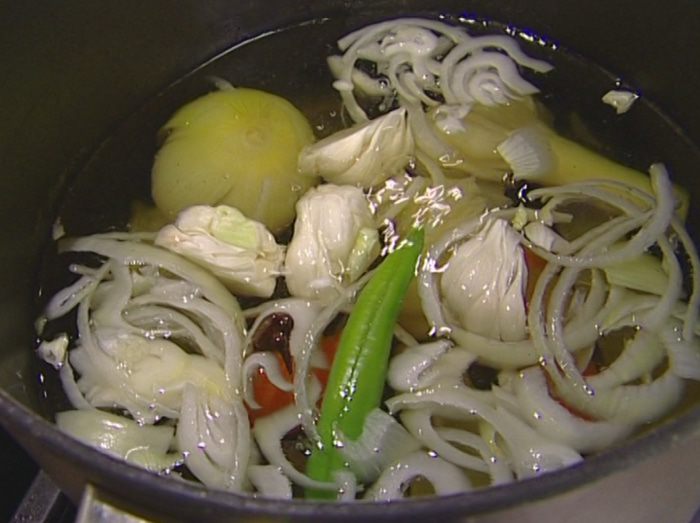 Тайский куриный суп