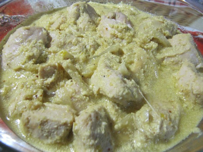 Курица в сливочно-медовом карри