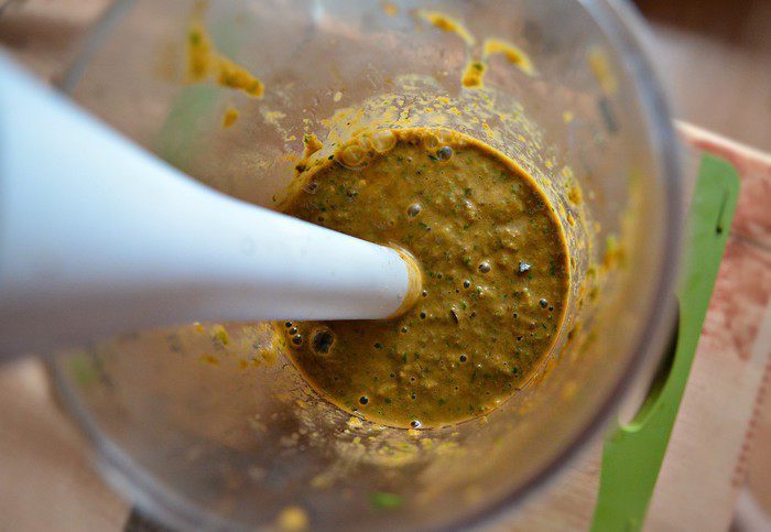 Баранья нога в слоеном тесте