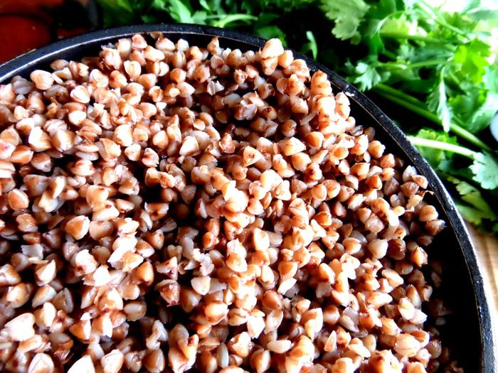 Почки с гречкой