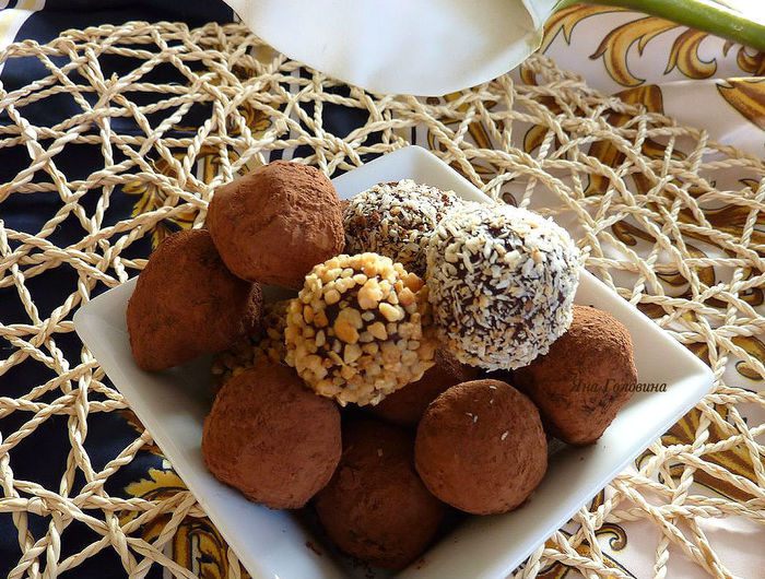 Трюфели с кардамоном и корицей 