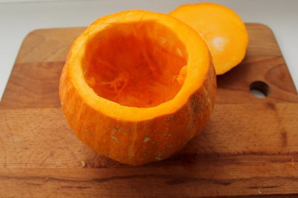 Тыква с мясным рагу