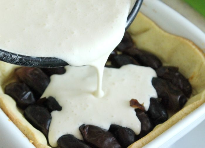 Тарт с финиками и маскарпоне