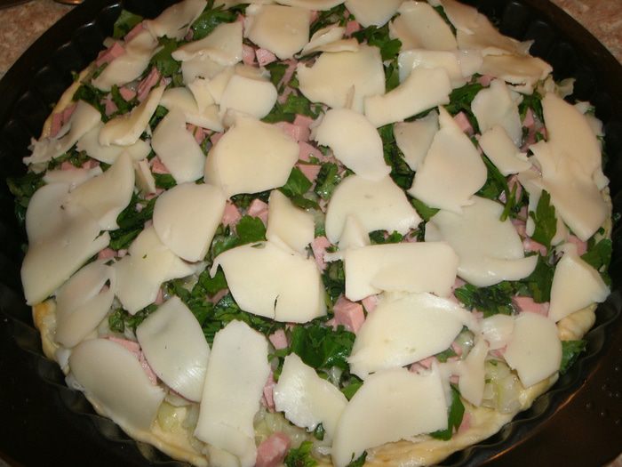 Пицца с капустой