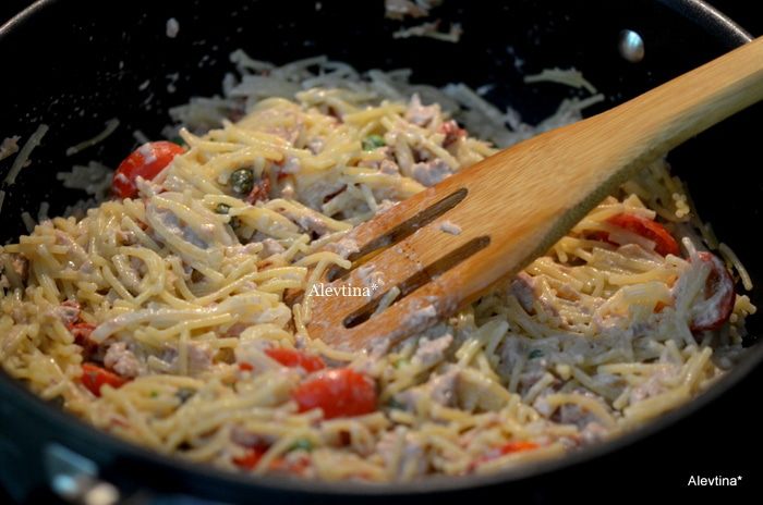 Паста и тунец