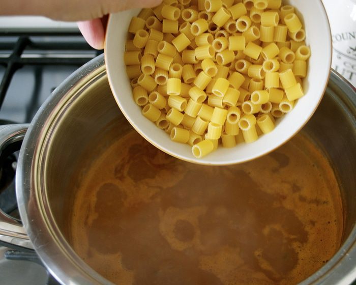 Паста с фасолью (Pasta e fagioli)