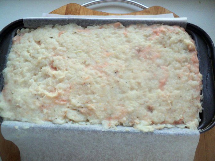 Террин из красной и белой рыбы