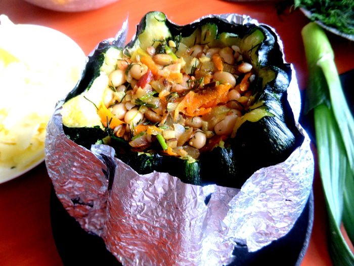 Кабачковая фаршированная &amp;quot;бомба&amp;quot;