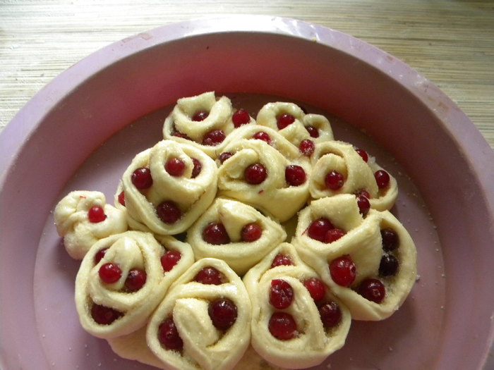 Пирог &amp;quot;Розочки с клюквой&amp;quot;