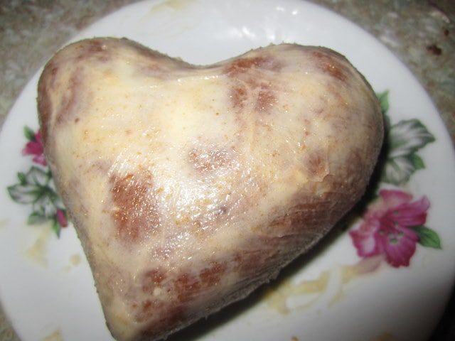 Серце из мастики  МК.