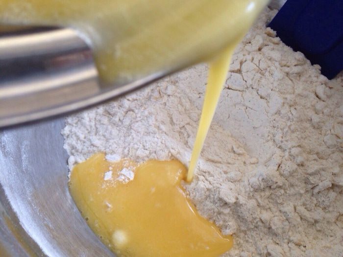 Яблочно-овсяный пирог