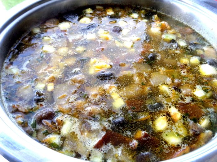 Грибной суп (заморозка грибов на зиму)