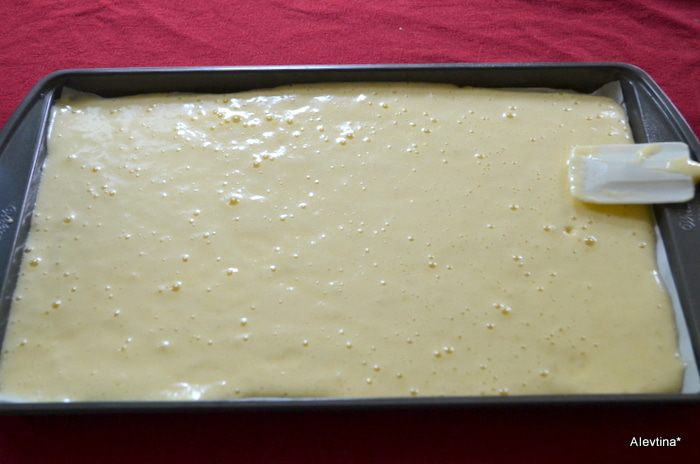 Рулет с голубикой