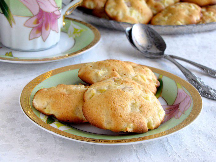 Мягкое яблочное печенье