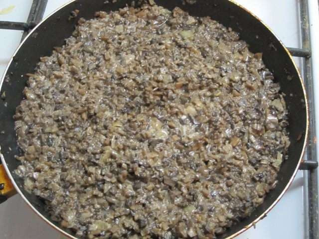 Блинчики с грибной начинкой