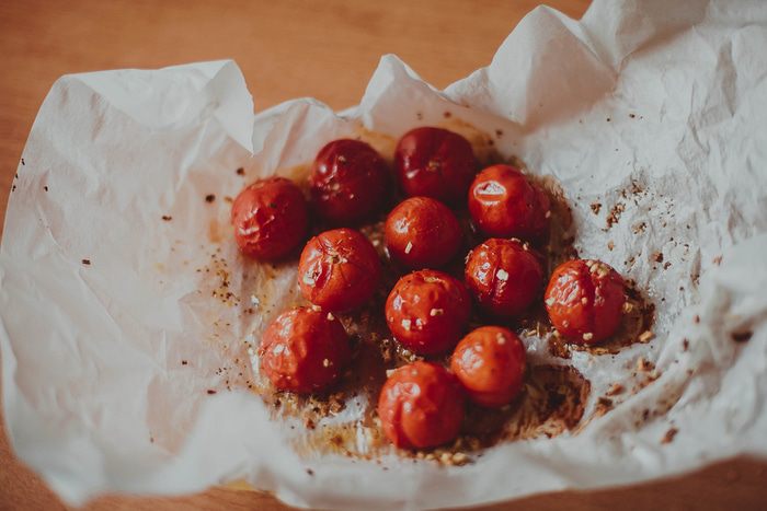 Фриттата с томатами черри