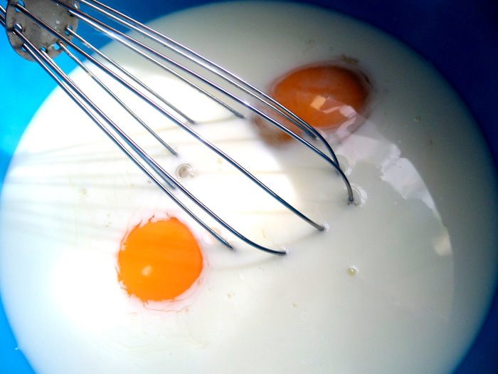 Французские блинчики (crepes) с красной рыбкой 