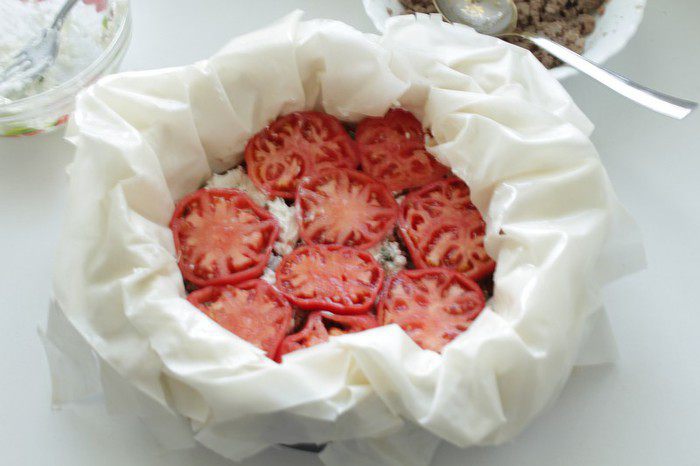 Бюрек турецкий с фаршем