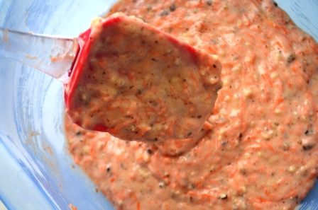 Морковный кекс со сметанно-лимонной пропиткой