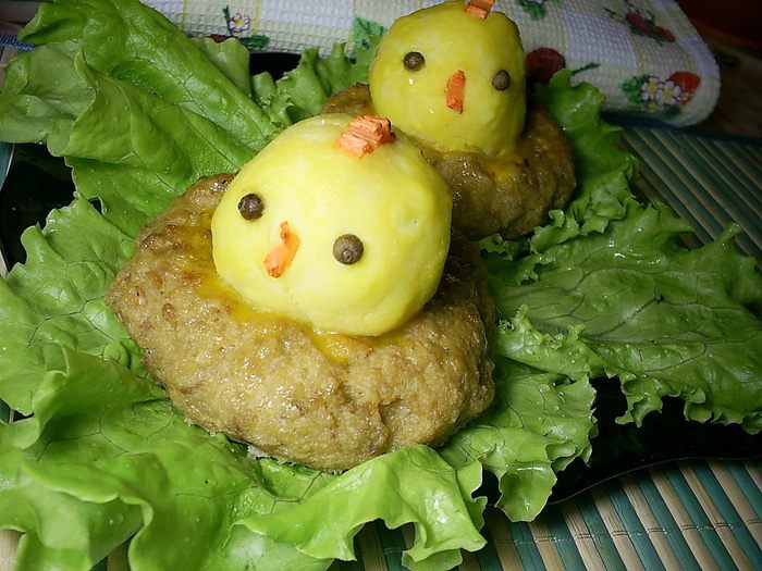 &amp;quot;Птенцы в гнездах&amp;quot; - новая подача старого блюда