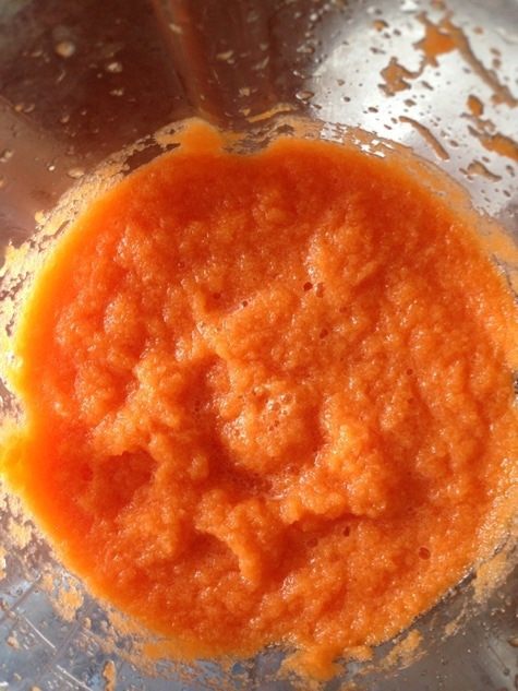 Морковно-мятная гранита