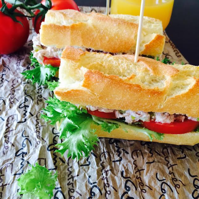 Изображение к рецепту Классический сэндвич с тунцом