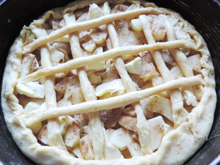 &amp;quot;Ночной&amp;quot; дрожжевой пирог с яблоками