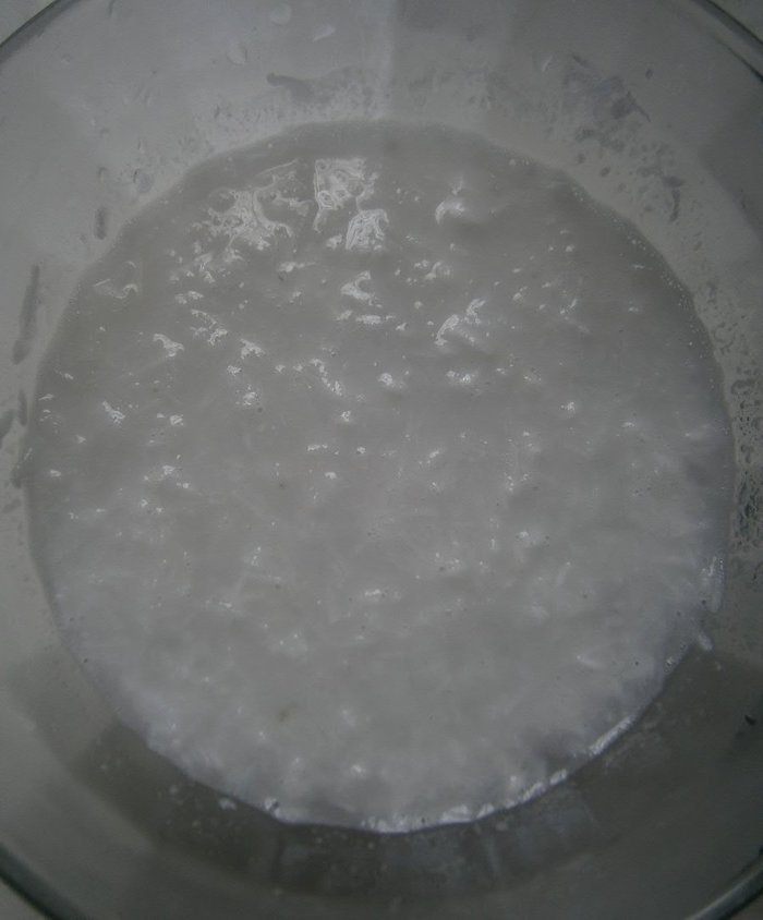 Кокосовый смузи с  овсяными хлопьями