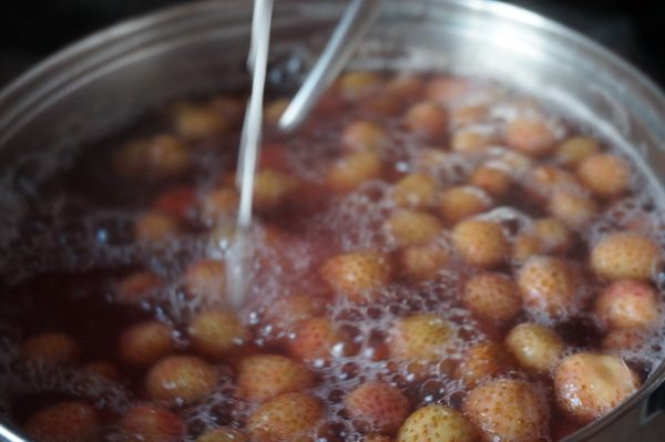 Манная каша с киселем