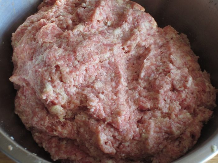 Мясной хлебец с овощами