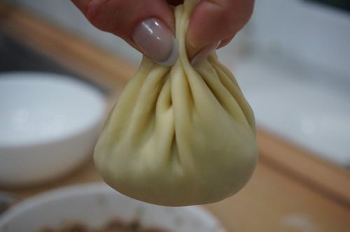 Хинкали с бараньим фаршем