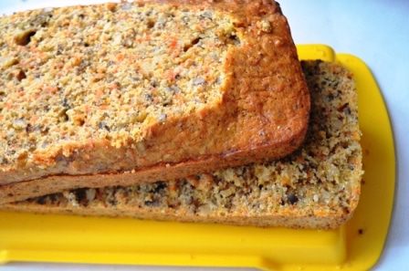 Морковный кекс со сметанно-лимонной пропиткой