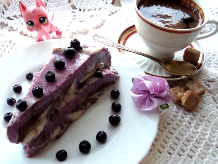 Разноцветное молочно-ягодное желе