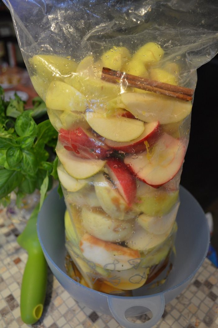 Французский яблочный крустад 