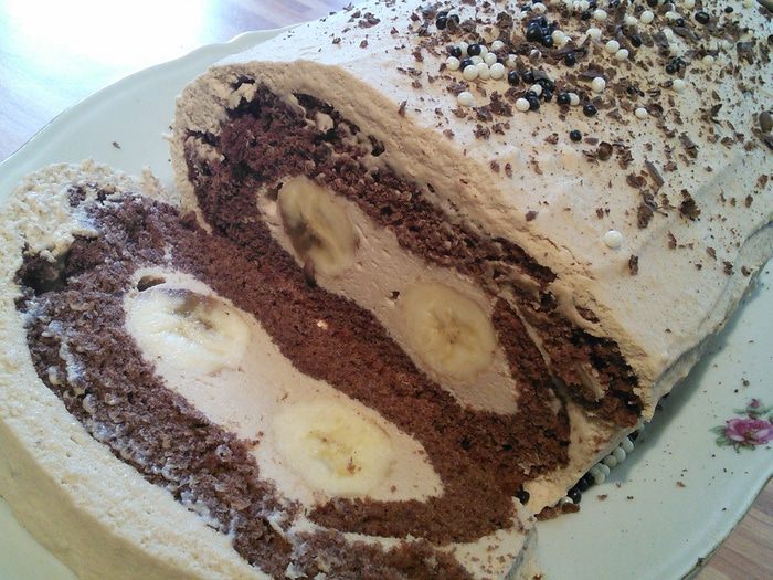 Рулет &amp;quot;Бананово-капучиновый&amp;quot;