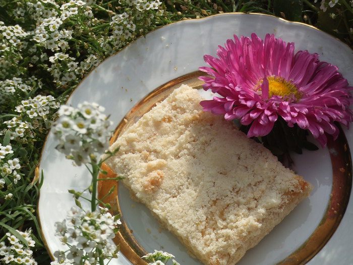 Кукурузно-творожный пирог