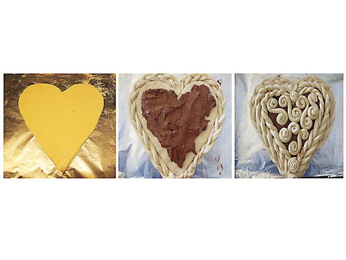 Пирог с шоколадной начинкой