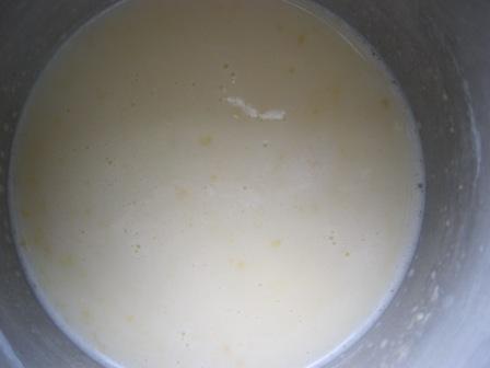 Пирог-плюшка с заварным кремом