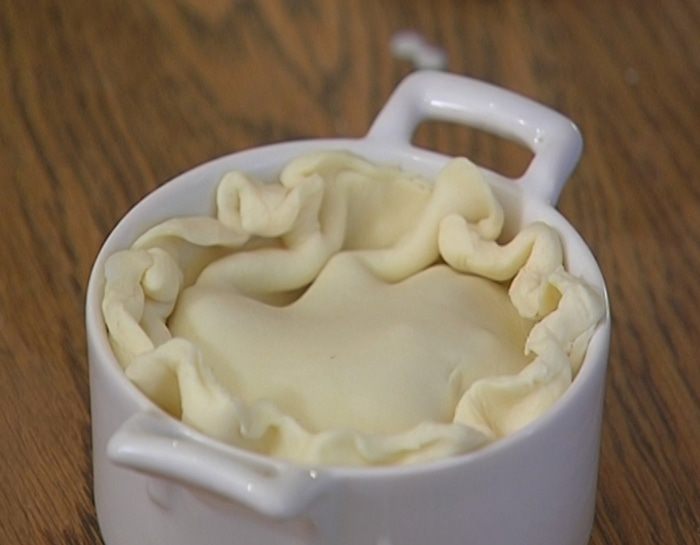 Мини-пирожки с яблоками 