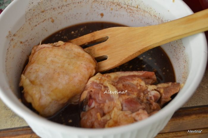 Пряные острые куриные бедрышки