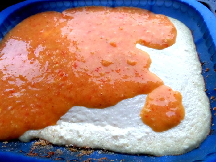 Ватрушка под мармеладом из хурмы